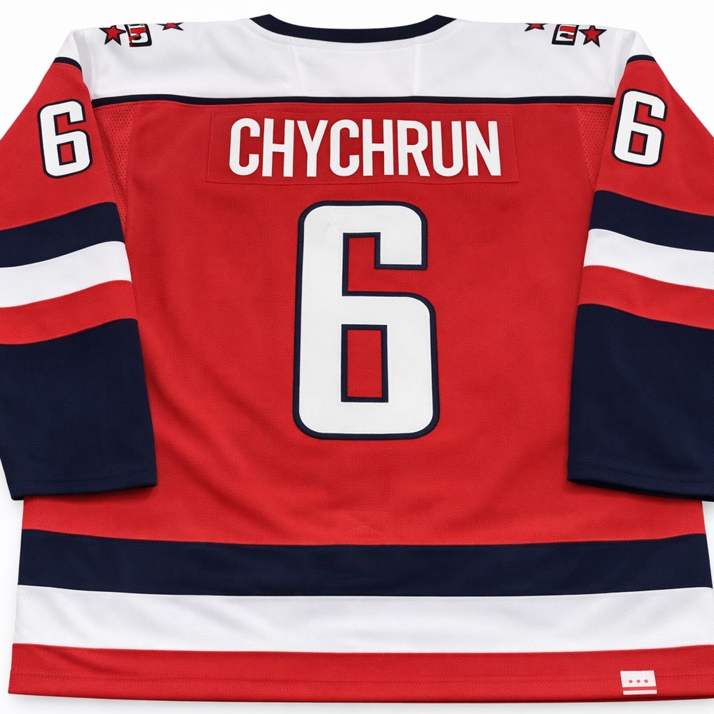 Jakob Chychrun Washington Capitals Screaming Eagle Jersey - Men’s XL
